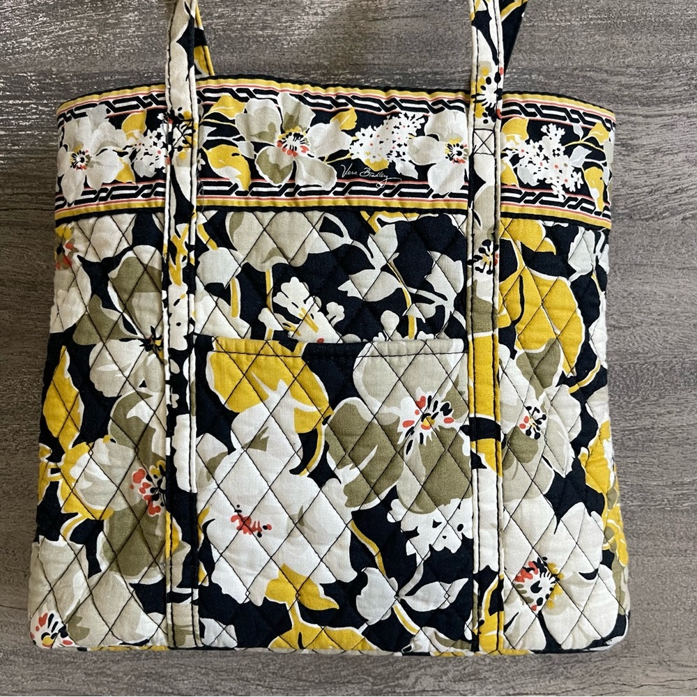 Elegant Floral Quilted Tote Bag